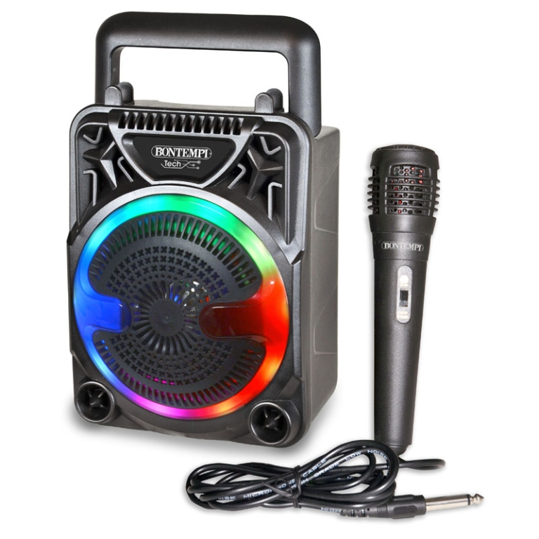 SPEAKER WIRELESS CON LUCI E  MICROFONO 3