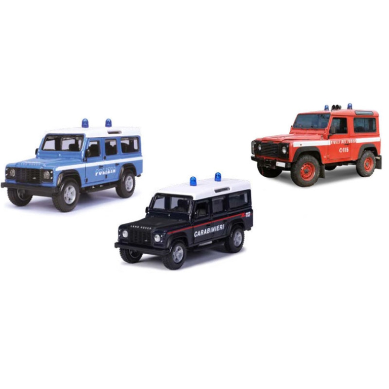 AUTO JEEP LAND ROVER FORZE DELL'ORDINE 1:32