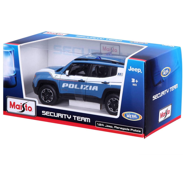 AUTO JEEP RENEGADE FORZE DELL'ORDINE 1:24 2