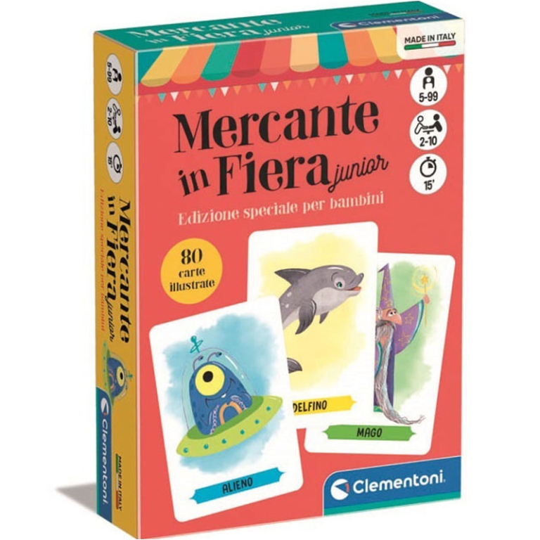 CARTE DA GIOCO MERCANTE  IN FIERA JUNIOR POCKET