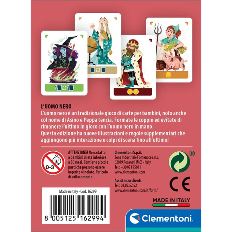 CARTE DA GIOCO L'UOMO NERO 4+ ANNI 3