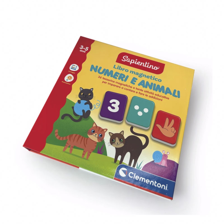 LIBRO MAGNETICO NUMERI E ANIMALI