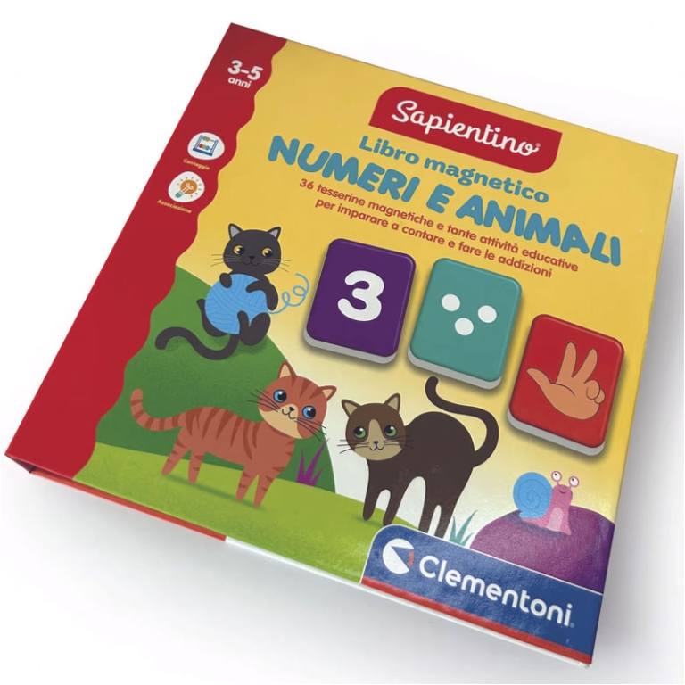 LIBRO MAGNETICO NUMERI E ANIMALI 2