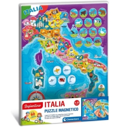 SAPIENTINO ITALIA PUZZLE MAGNETICO 6-10 ANNI