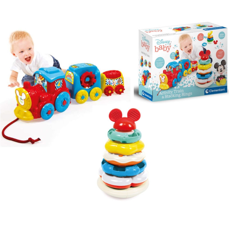 TRENINO CON PIRAMIDE WALT DISNEY 10+ MESI