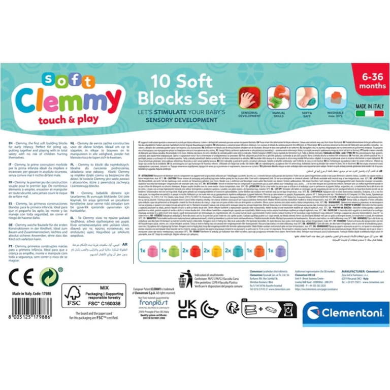 SOFT CLEMMY CONFEZIONE   10 MATTONCINI 3