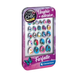 CRAZY CHIC UNGHIE ADESIVE FARFALLA