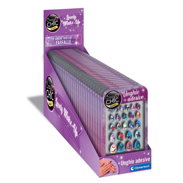 CRAZY CHIC UNGHIE ADESIVE FARFALLA 5