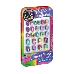 CRAZY CHIC UNGHIE ADESIVE CUCCIOLI TRENDY