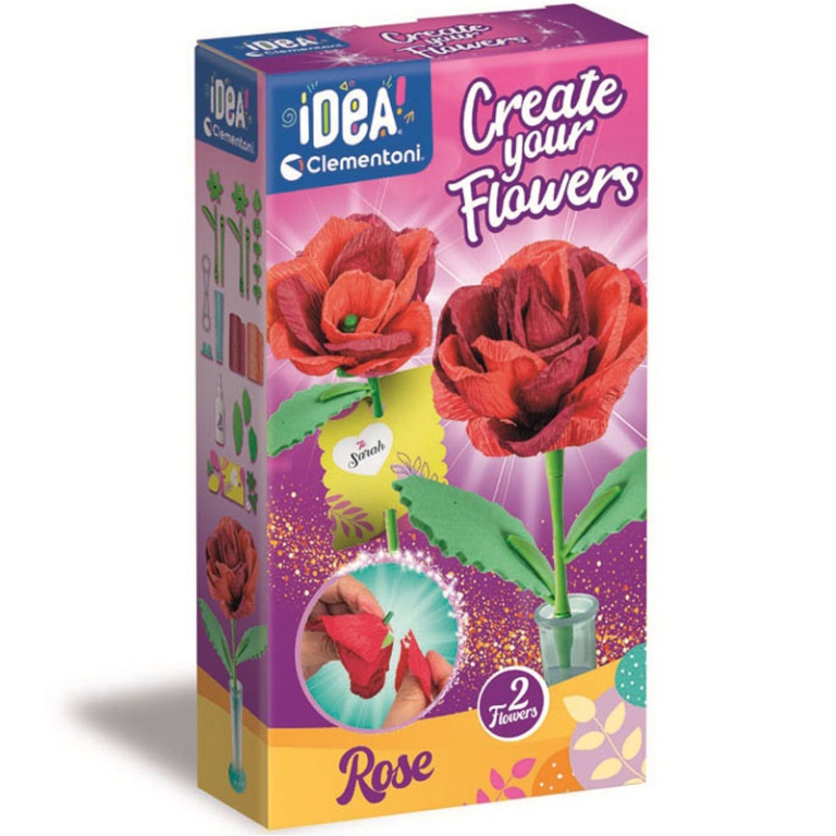 IDEA CREA I TUOI FIORI ROSA