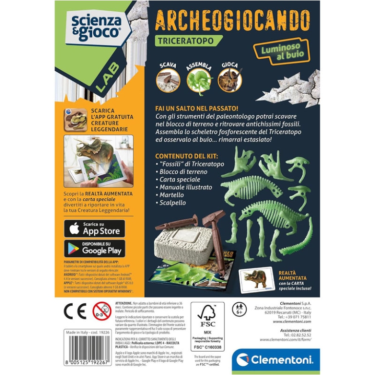 ARCHEOGIOCANDO TRICERATOPO 6+ ANNI 5