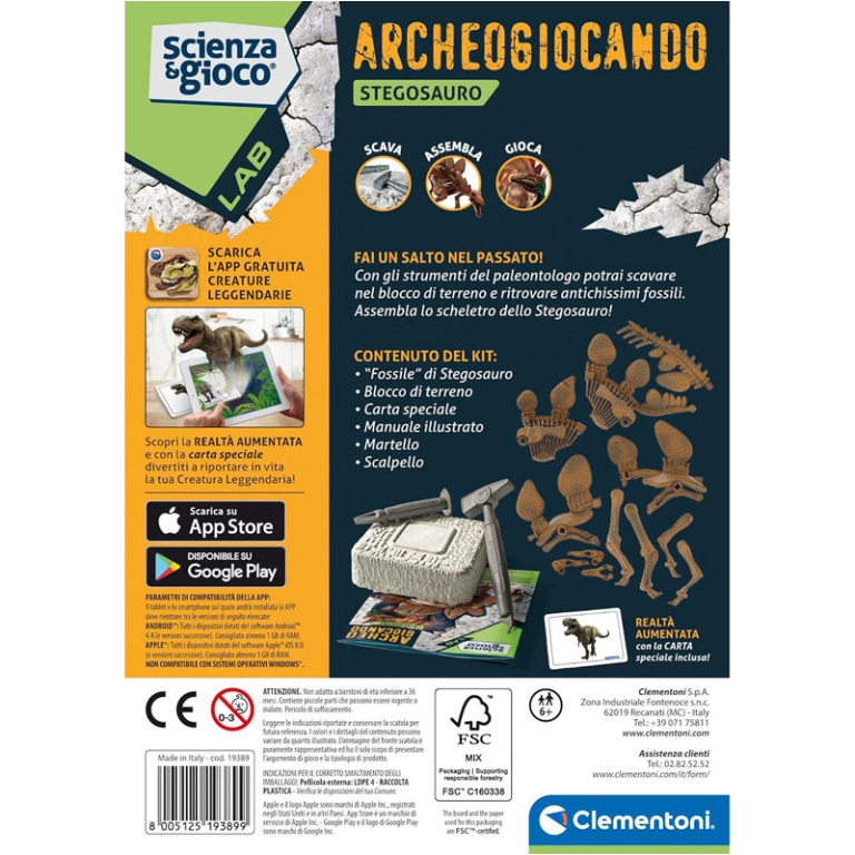 ARCHEOGIOCANDO STEGOASAURO 6+ ANNI 3