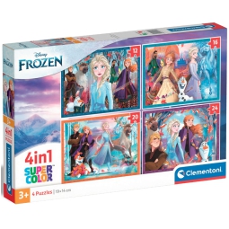 PUZZLE 4 IN 1 FROZEN     3+ ANNI