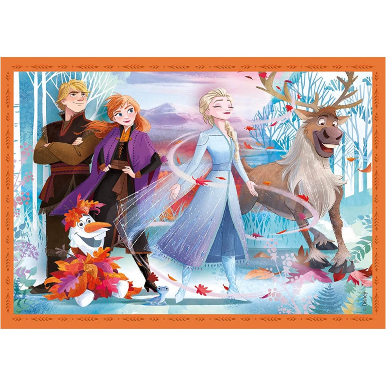 PUZZLE 4 IN 1 FROZEN     3+ ANNI 2
