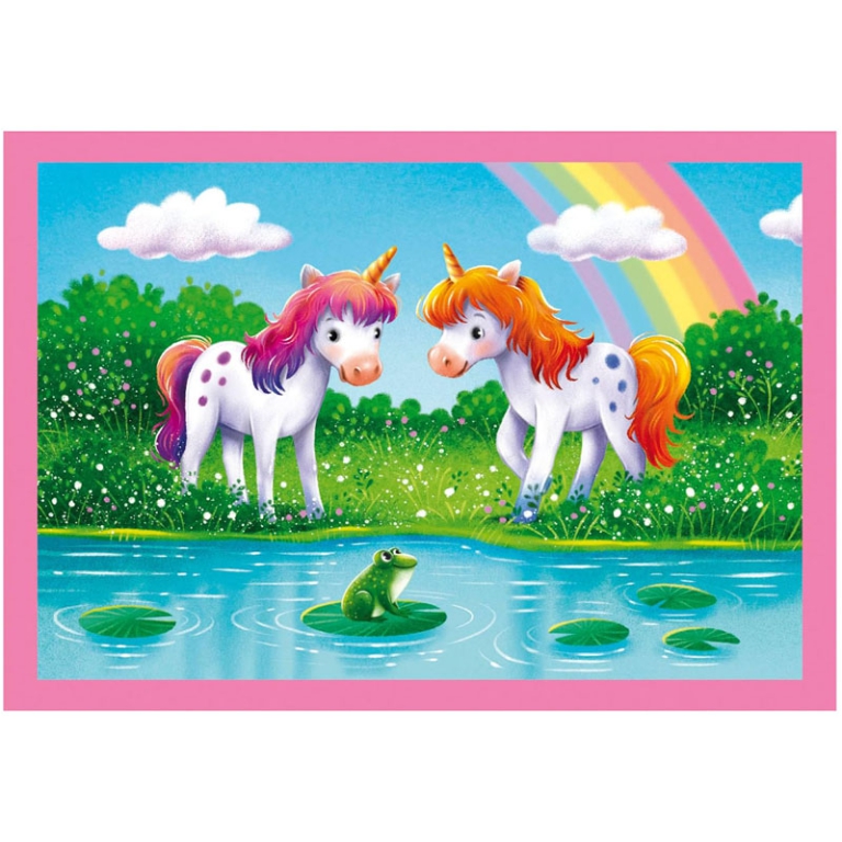 PUZZLE 4 IN 1 UNICORNI 3+ ANNI 5