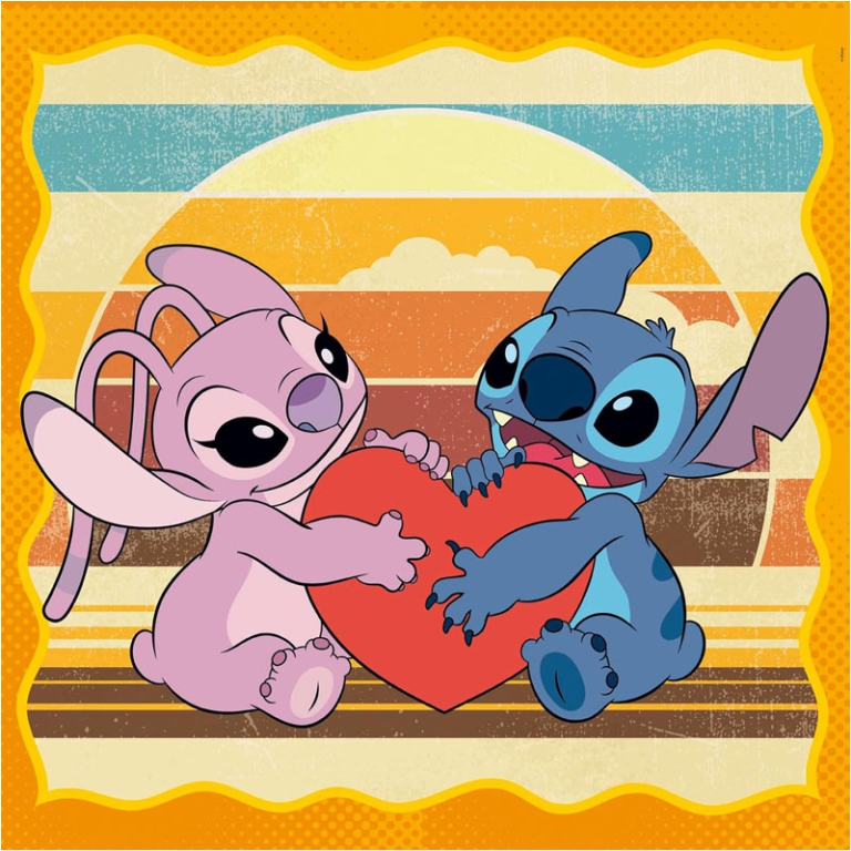 PUZZLE 3X48 STITCH 5+ ANNI 2