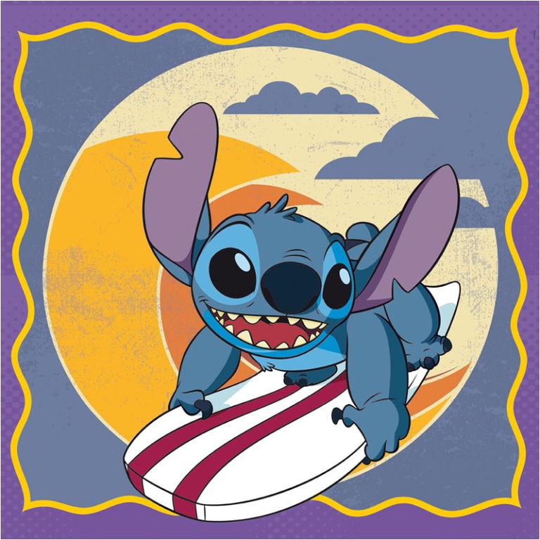 PUZZLE 3X48 STITCH 5+ ANNI 3