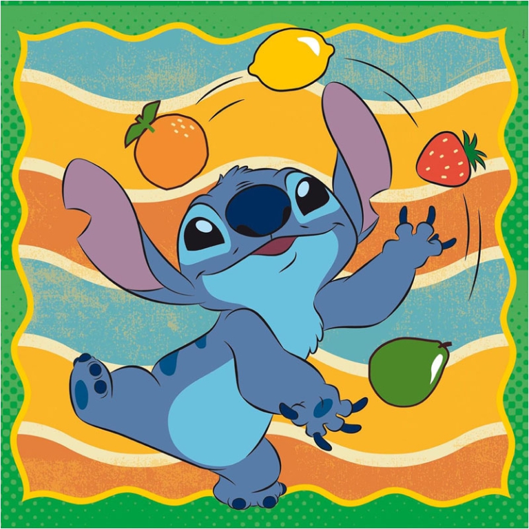 PUZZLE 3X48 STITCH 5+ ANNI 5