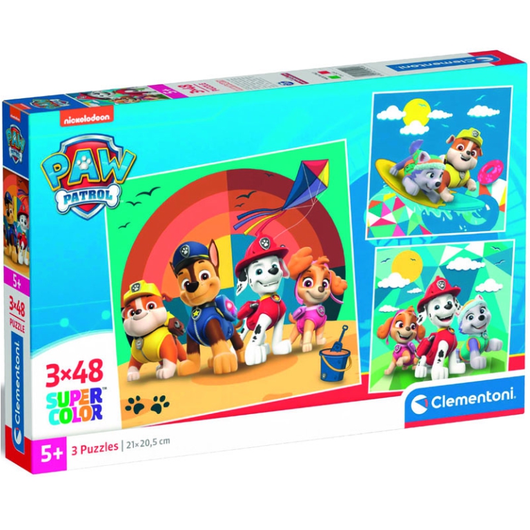 PUZZLE 3X48 PAW PATROL