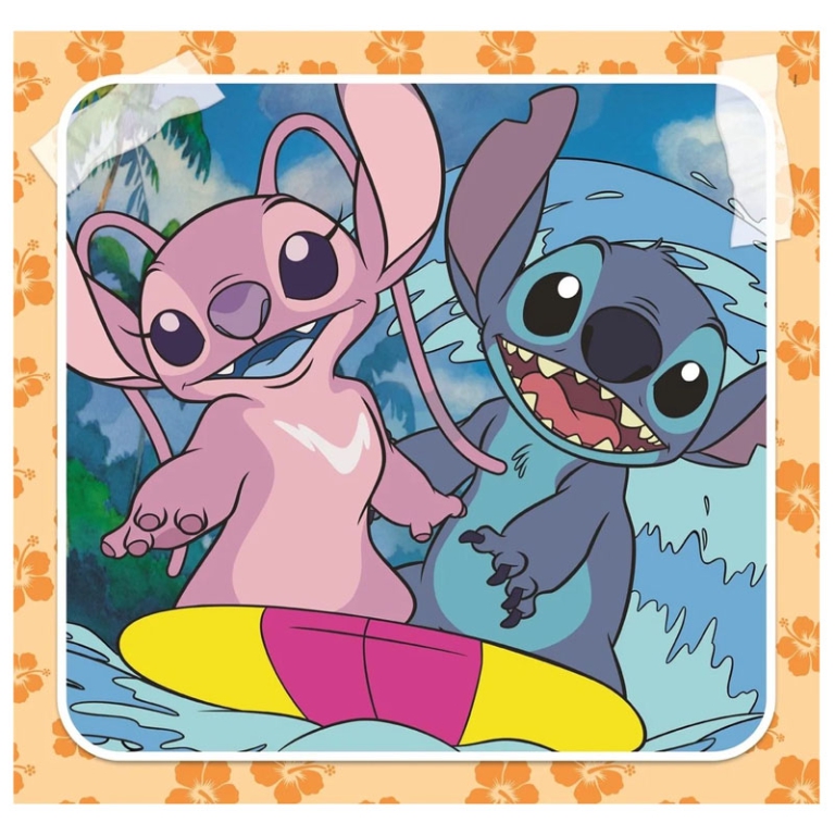 PUZZLE 3X48 STITCH 5+ ANNI 2