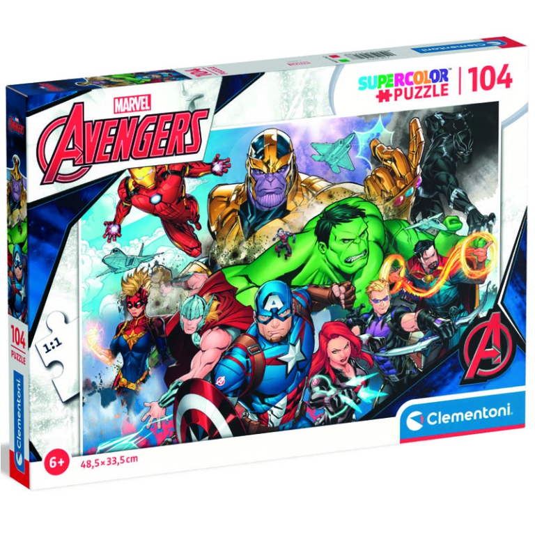 PUZZLE 104PZ AVENGERS    6+ ANNI