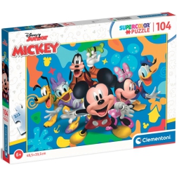 PUZZLE 104PZ MICKEY AND FRIENDS 6+ ANNI