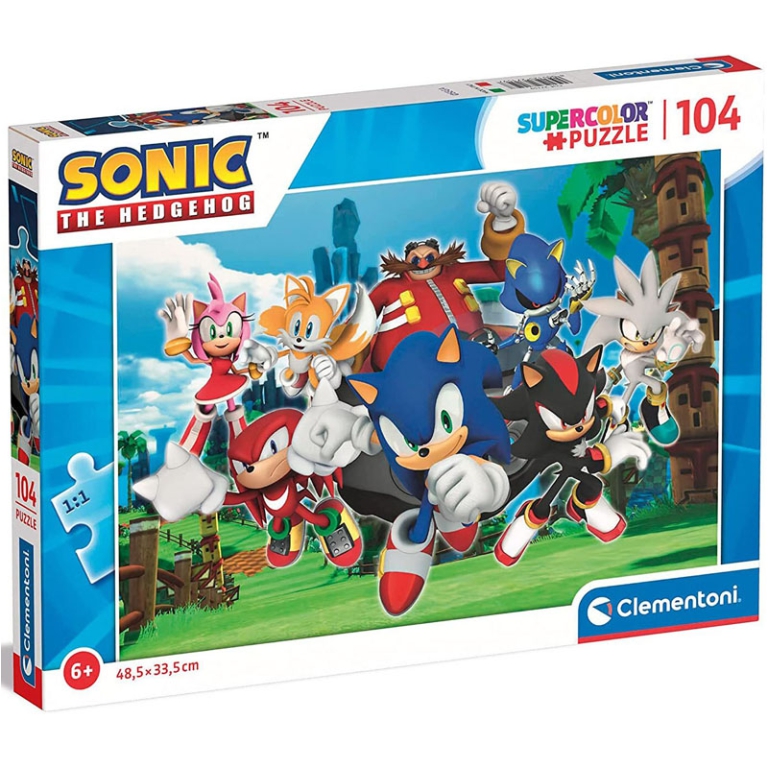 PUZZLE 104PZ SONIC 6+ ANNI