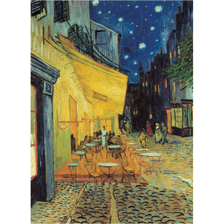 PUZZLE 1000PZ MUSEUM ESTERNO DI CAFFE DI NOTTE 2