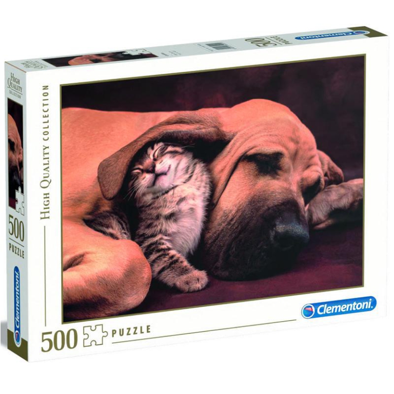 PUZZLE 500PZ GATTO E CANE
