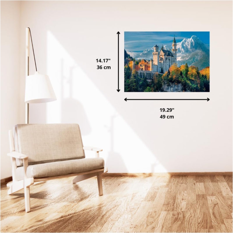 PUZZLE 500PZ CASTELLO NEUSCHWANSTEIN 14+ ANNI 3
