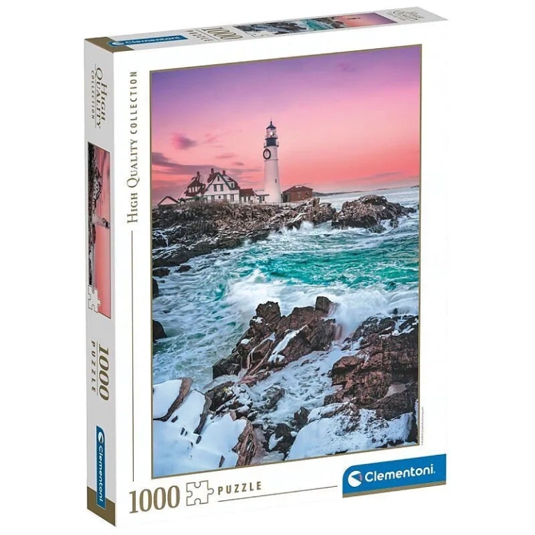 PUZZLE 1000PZ FARO CON LA NEVE