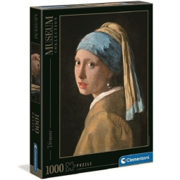 PUZZLE 1000PZ MUSEUM DONNA CON ORECCHINO DI PERLE
