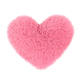 PELUCHE CUORE 30CM ROSA CHIARO FLUFFY