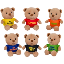 PELUCHES ORSETTI 25CM C/ TSHIRT