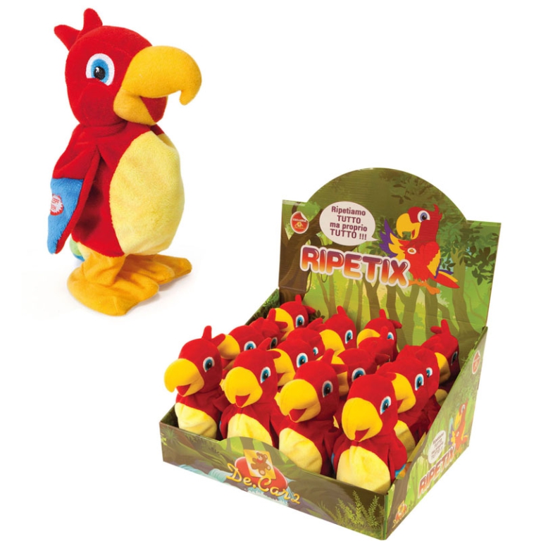 PAPPAGALLO RIPETE E CAMMINA 20CM RIPETIX 2