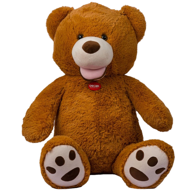 ORSO MARRONE 100CM CON   ZAMPE RICAMATE