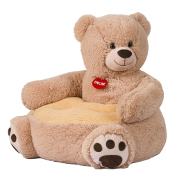 POLTRONCINA ORSO BEIGE   50X50CM