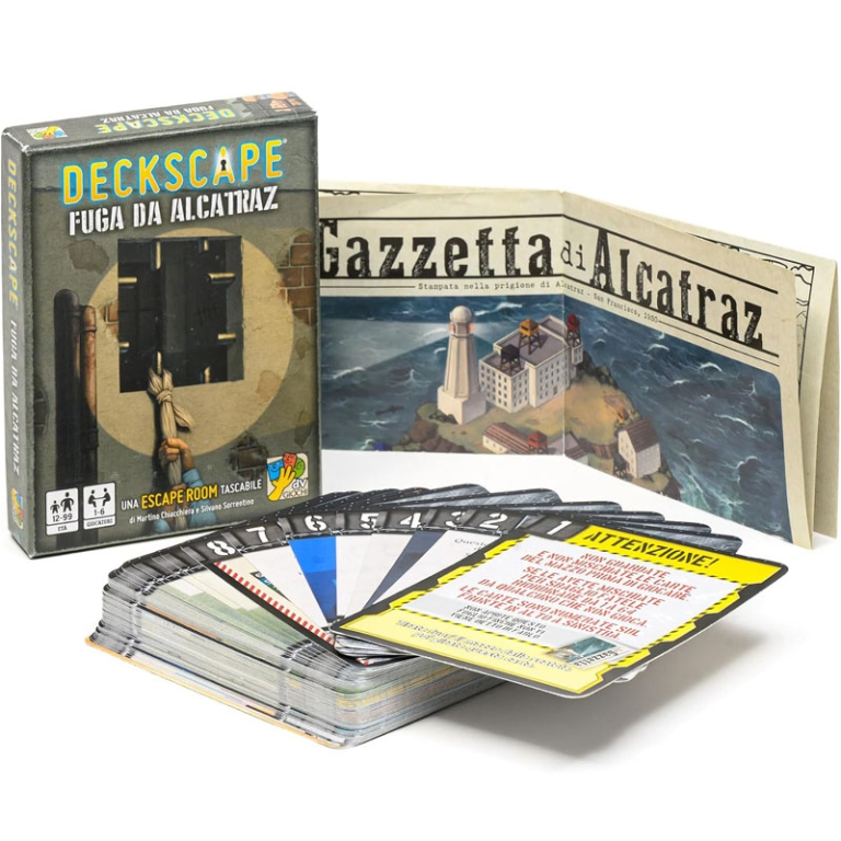DECKSCAPE FUGA DA ALCATRAZ 12+ ANNI 1+ GIOCATORI 3