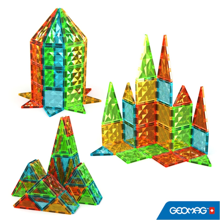 GEOMAG MAGNETIC TILES GEMS 60PZ 3
