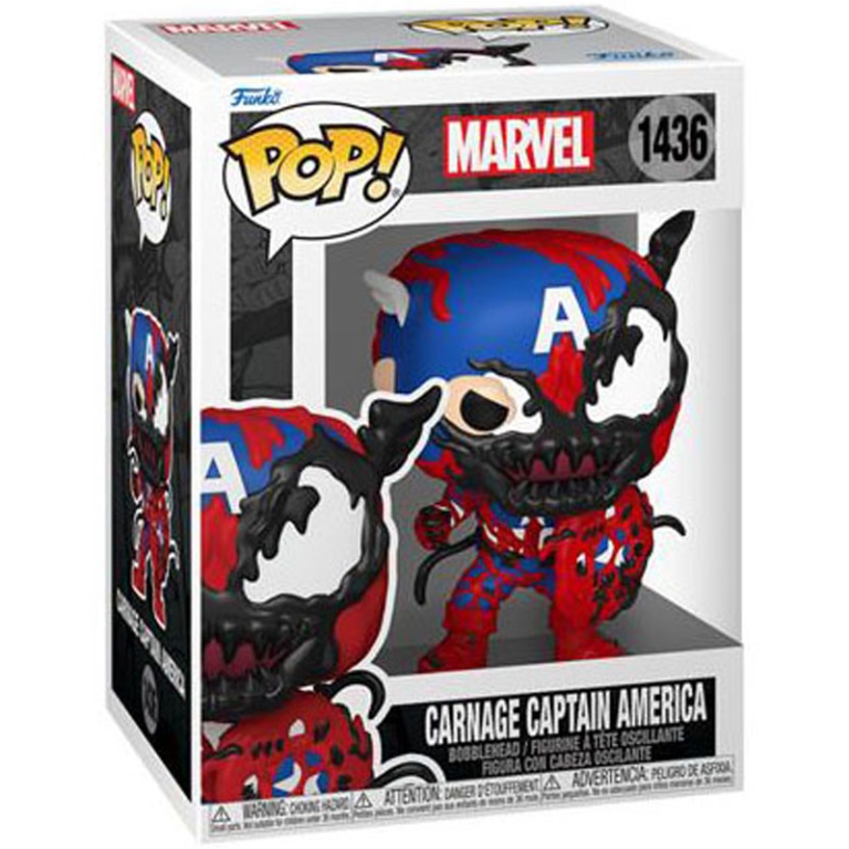 FUNKO POP 1436 CAPITAN   AMERICA CARNAGE 9CM