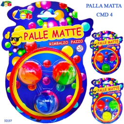 PALLINA RIMBALZINA 40MM  BLISTER DA 3PZ