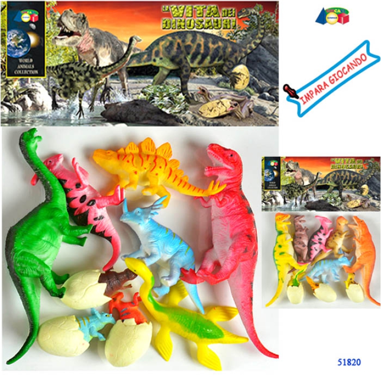 BUSTA DINOSAURI CON UOVA