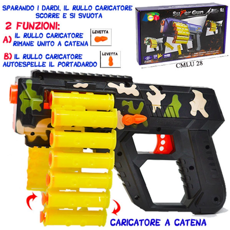 PISTOLA DARDI C/RULLO