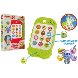 TELEFONO CELLULARE CON SUONI 15X21CM