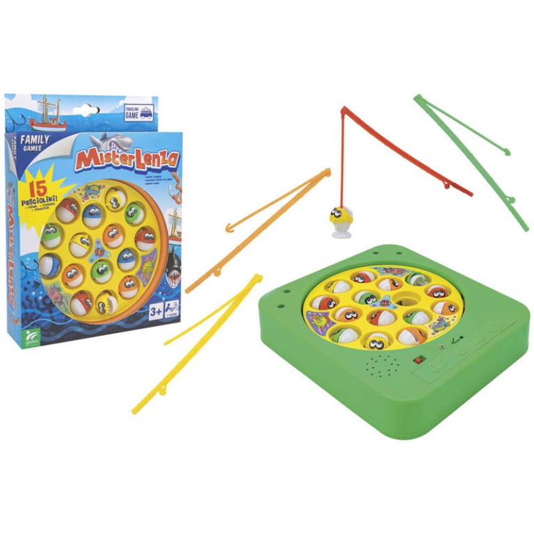 GIOCO PESCA CON 15 PESCI 23,6X17,5X4CM
