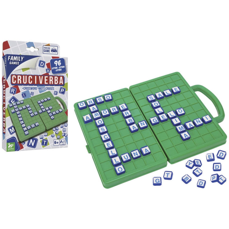 GIOCO TASCABILE CRUCIVERBA 24,2X14,5X4CM