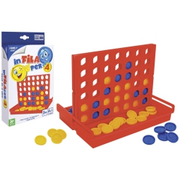 GIOCO IN FILA PER 4 TASCABILE 24,5X14,5X4CM
