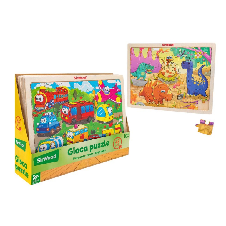 PUZZLE IN LEGNO CON PIOLI ASSORTITI