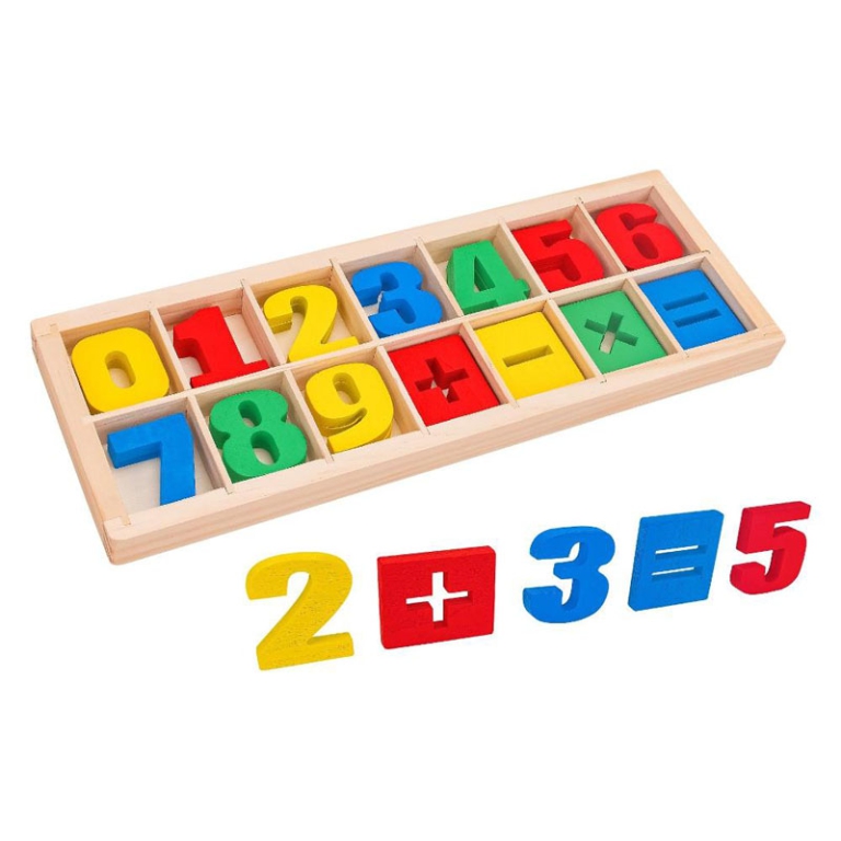 NUMERI E SIMBOLI IN LEGNO (ALTEZZA NUMERI 3,5CM) 2