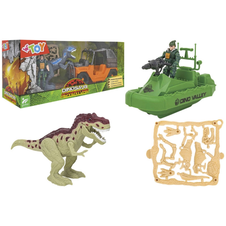 PLAY SET DINOSAURI CON   VEICOLO
